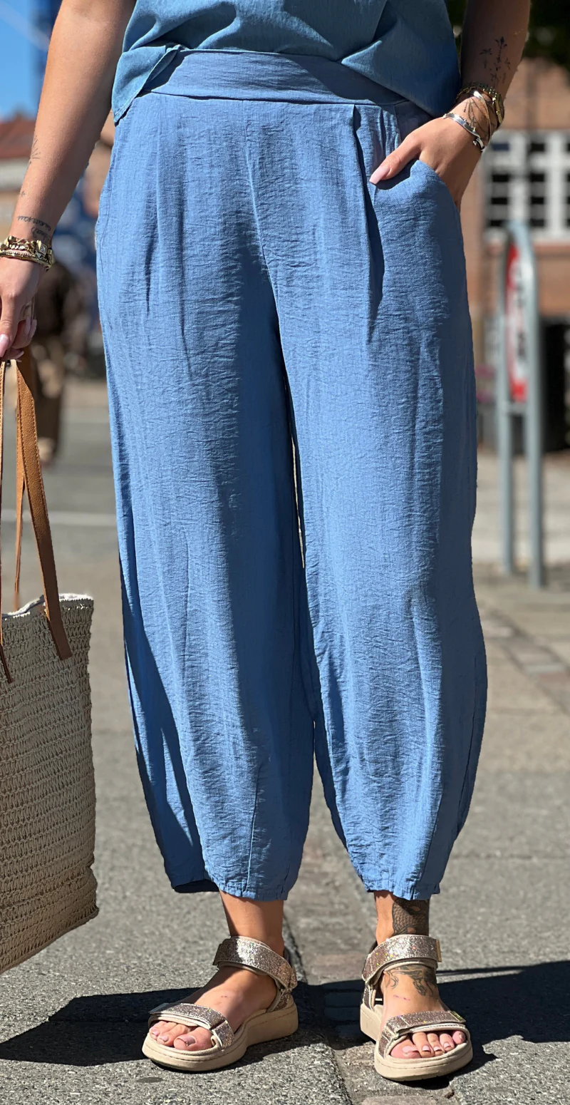Forudbestil uge 29 Alana bukser med skrålommer og barrel-fit jeans LikeLondon - Image 8