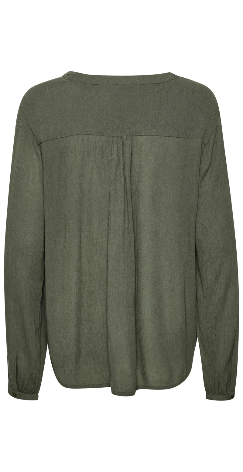 Amber bluse med v-hals grape leaf - Image 4