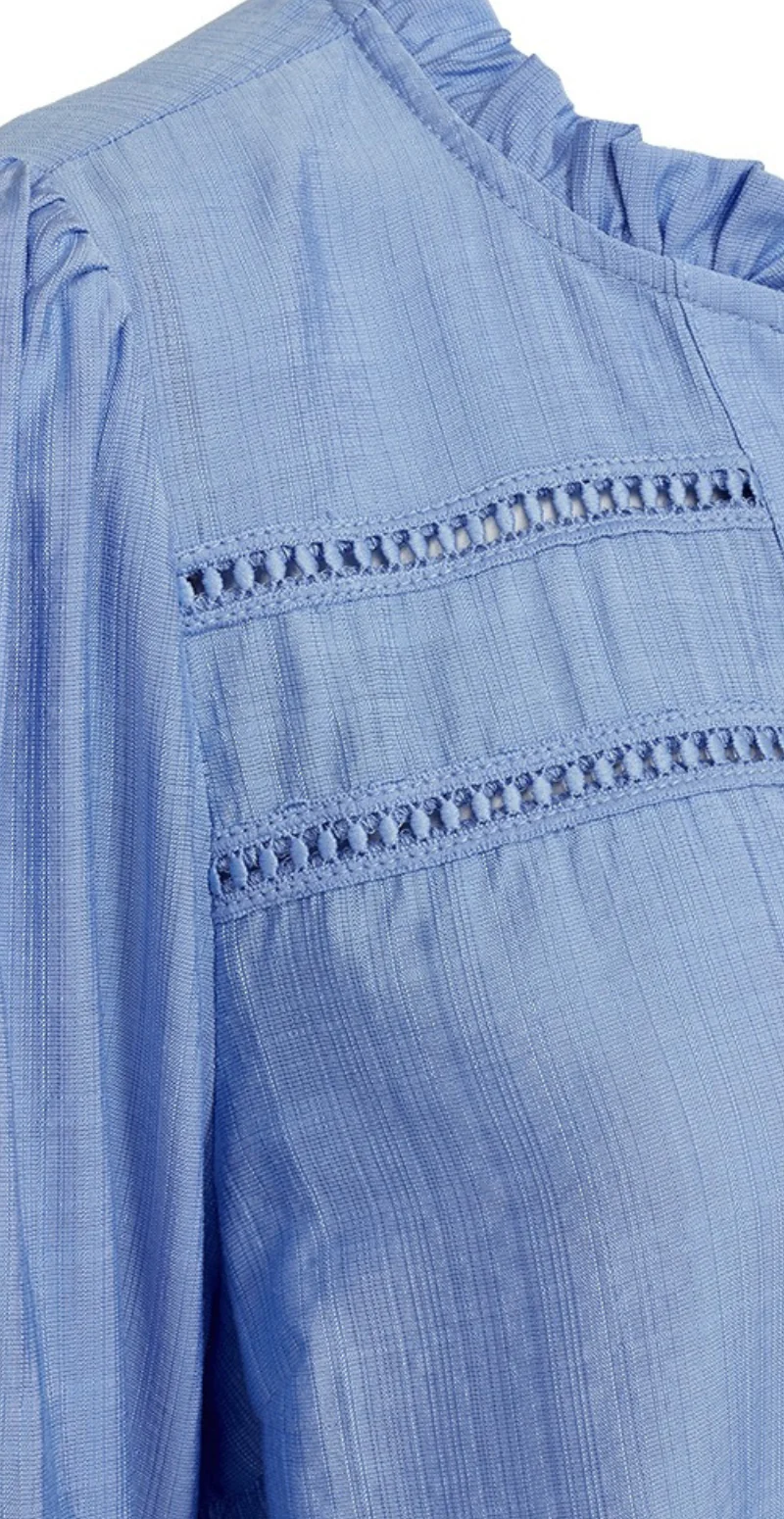 Antina bluse vista blue Freequent - Image 9