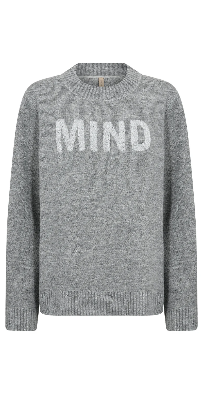 Audrey pullover grå Soyaconcept