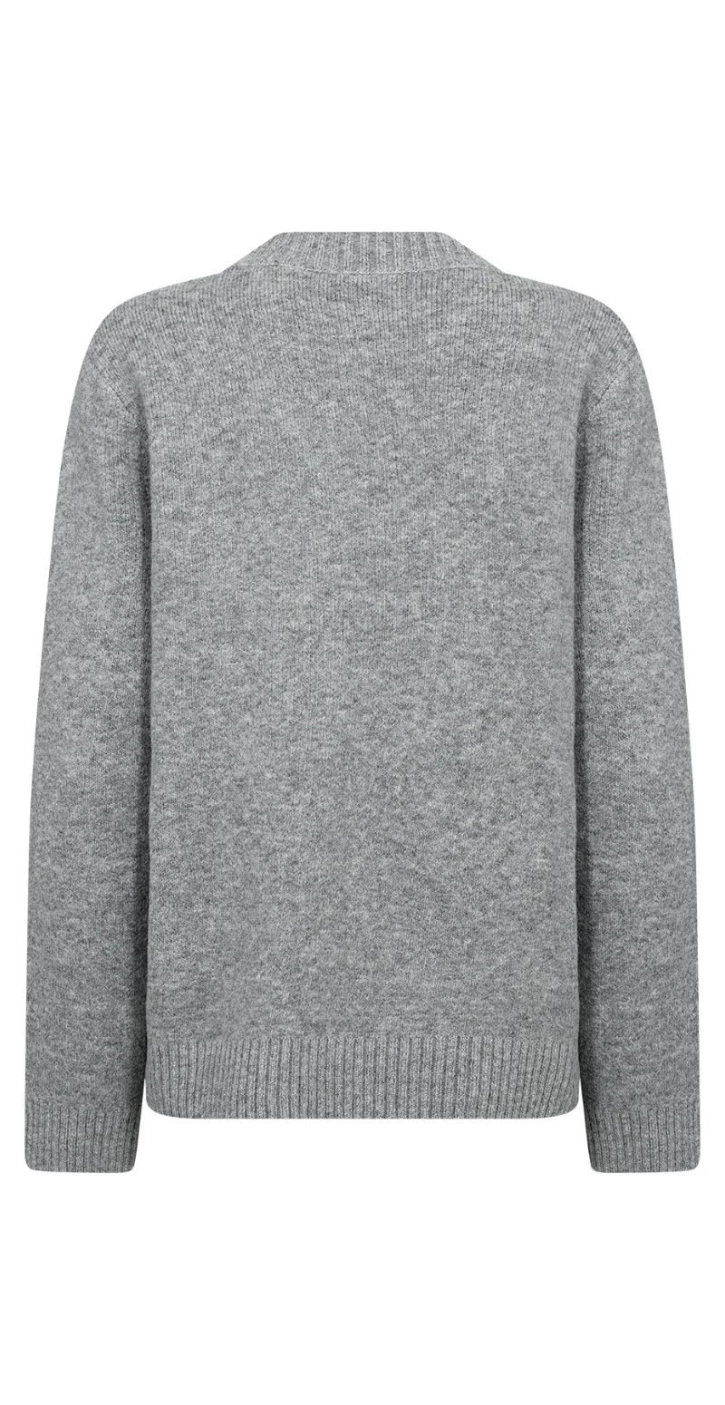Audrey pullover grå Soyaconcept - Image 2