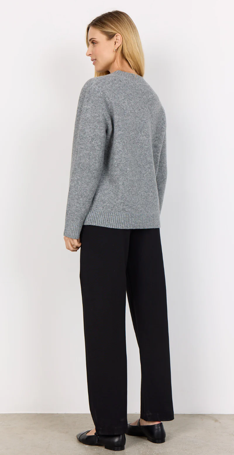 Audrey pullover grå Soyaconcept - Image 5