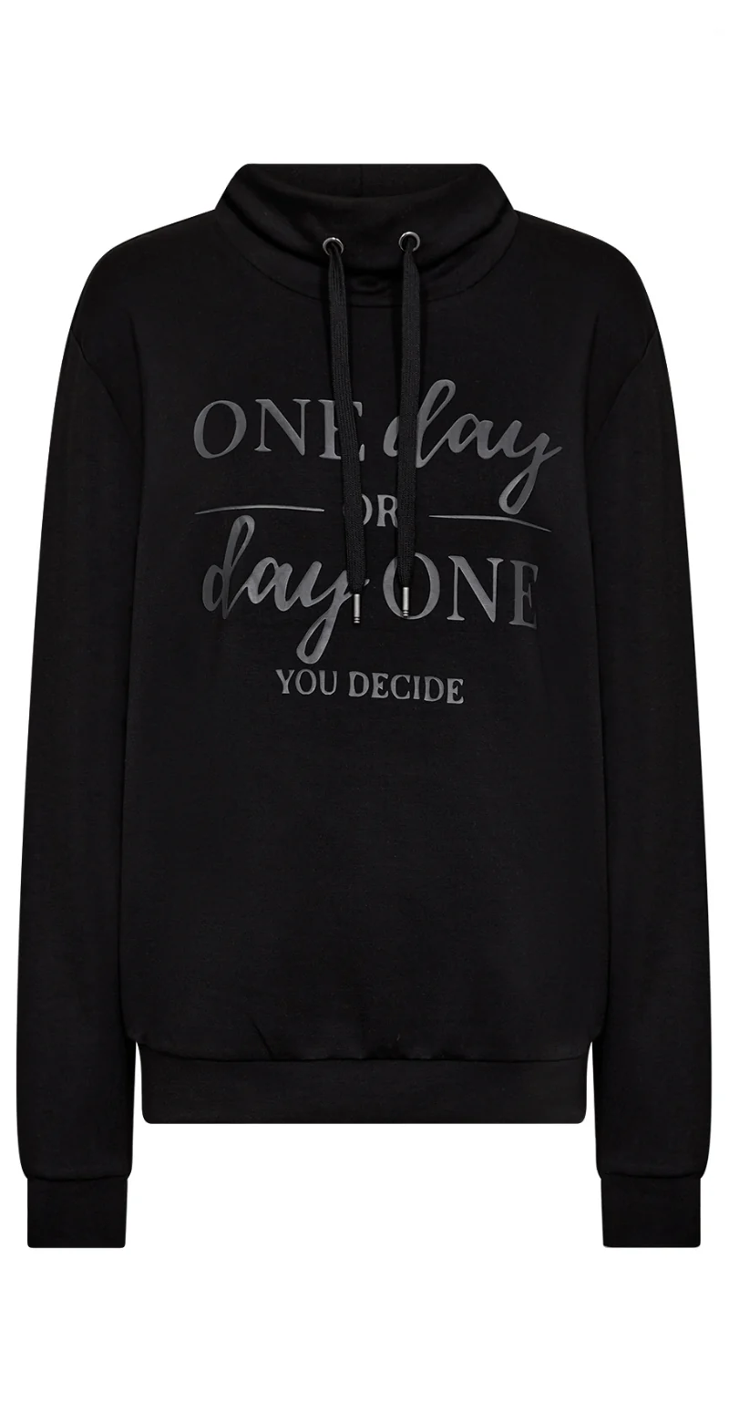 Banu sweatshirt sort - Image 2