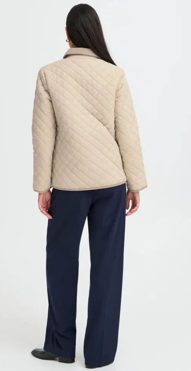 Berta jakke med krave oyster B.young - Image 5