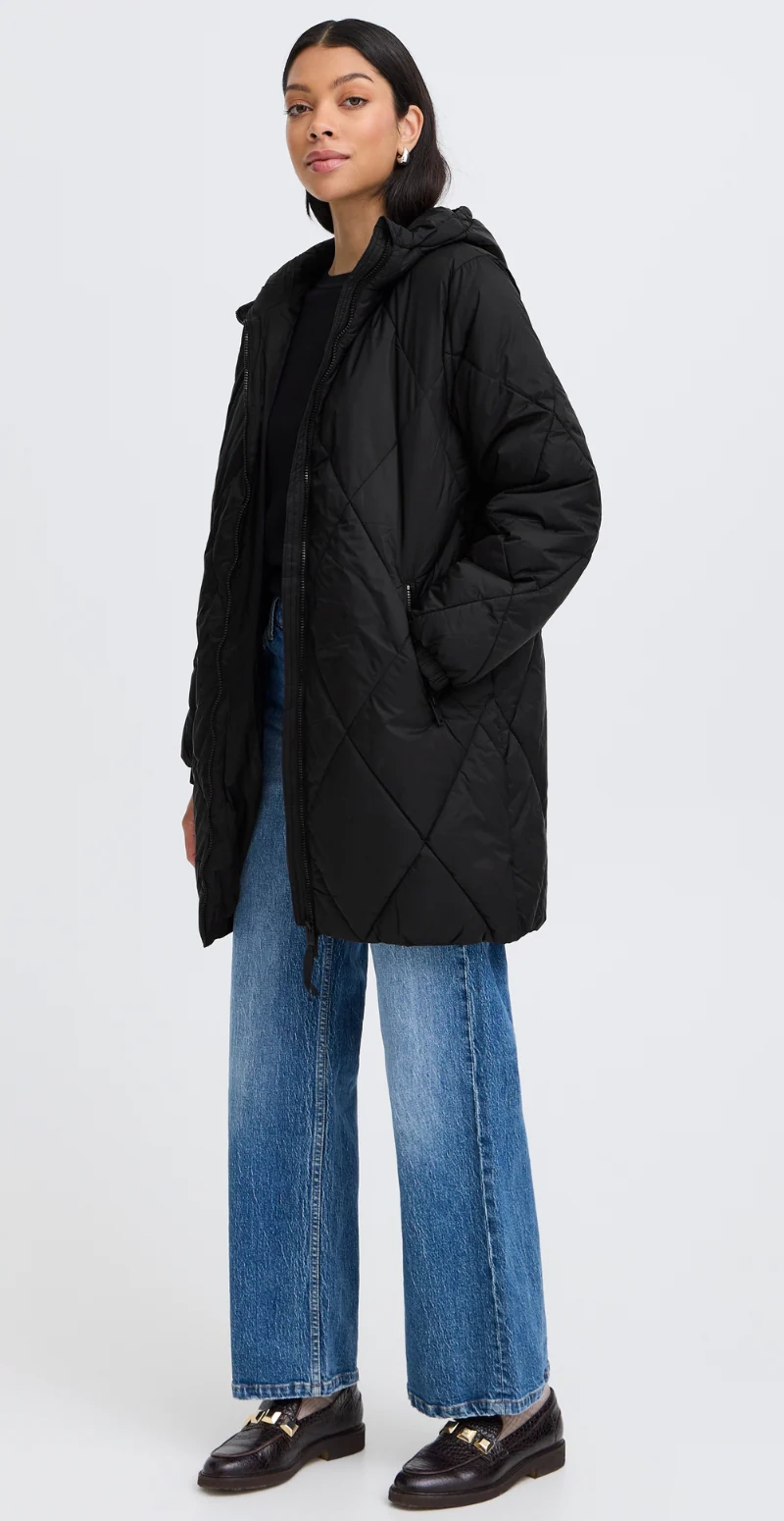 Bomina frakke sort - Image 2