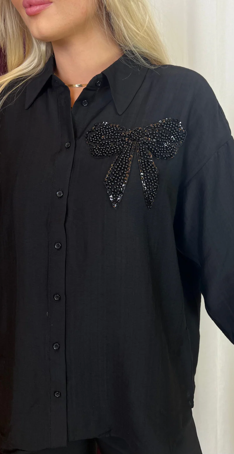 Bowy skjorte black - Image 6