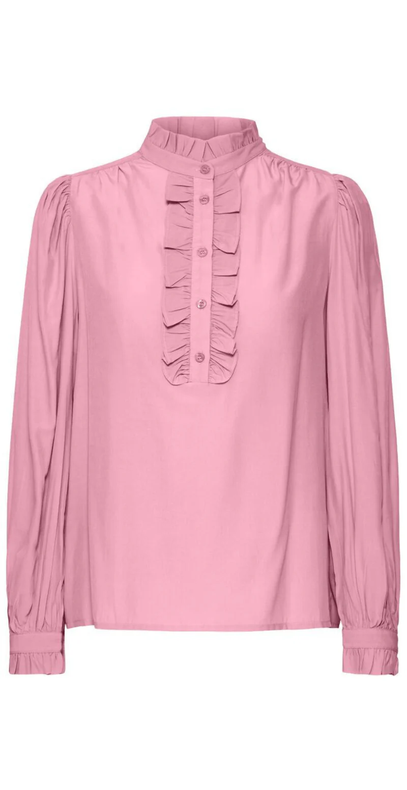 Byfenja skjortebluse rosa - Image 4