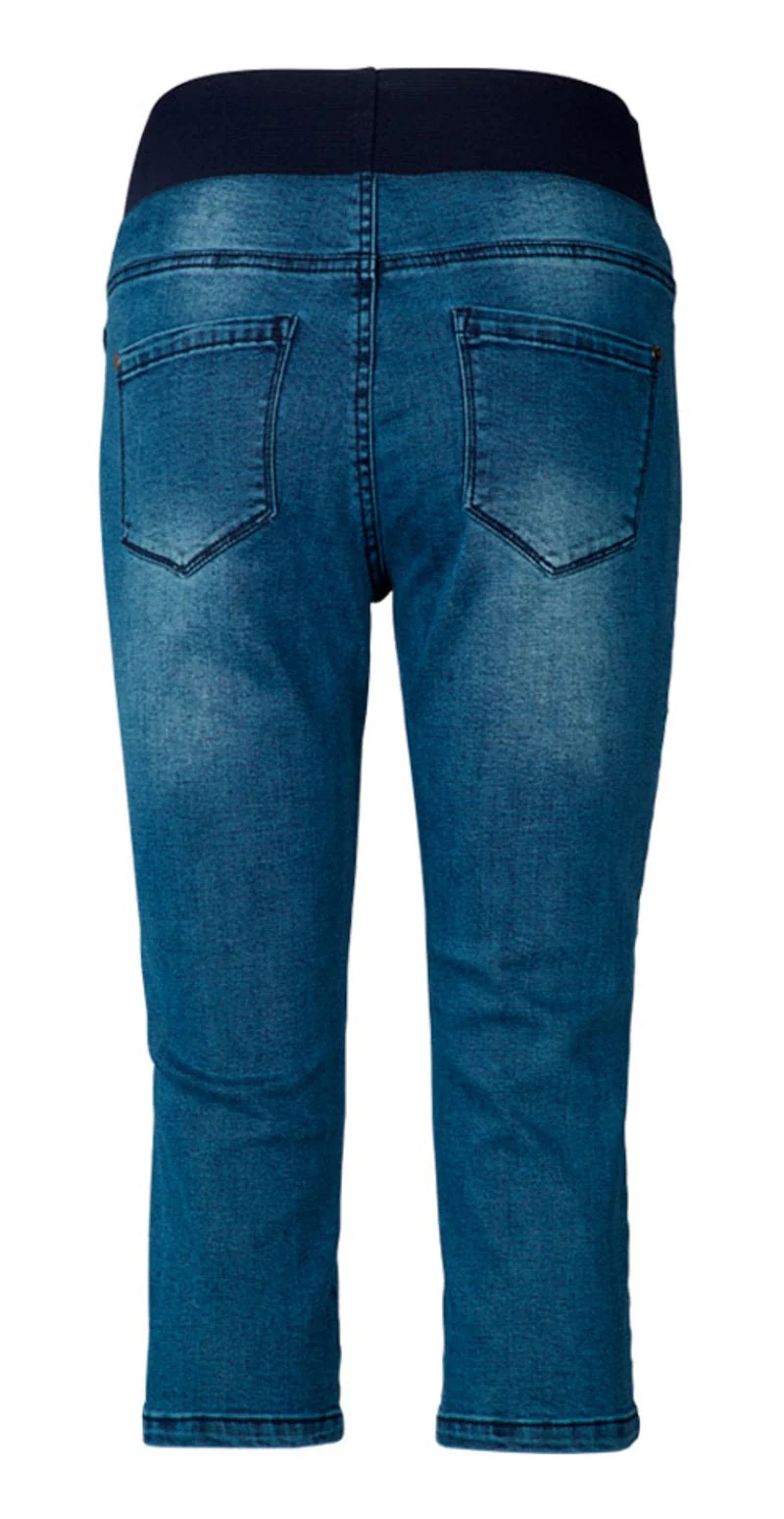 Denim shantal capri bukser mediumblå Freequent - Image 8