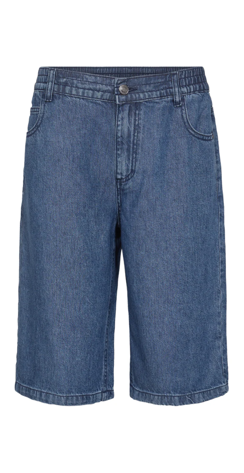 Cinda denimshorts medium blue