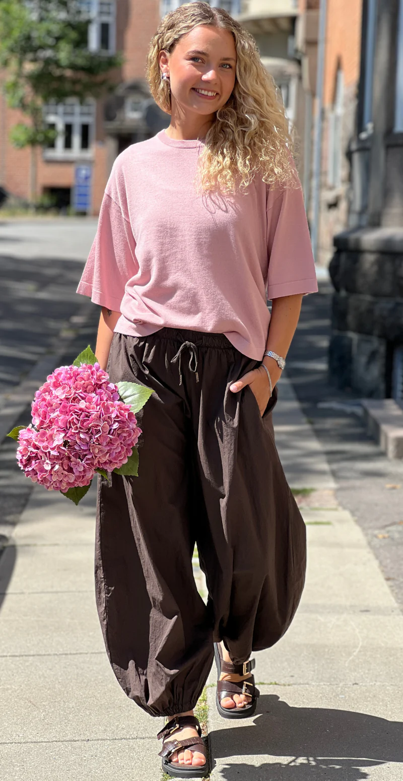 Conny pullover med 3/4 ærmer pale mauve Freequent - Image 7