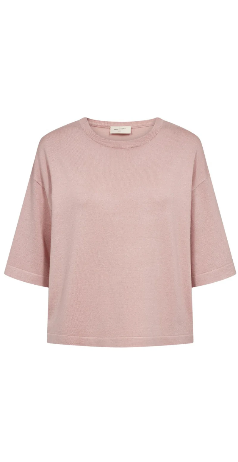 Conny pullover med 3/4 ærmer pale mauve Freequent - Image 8