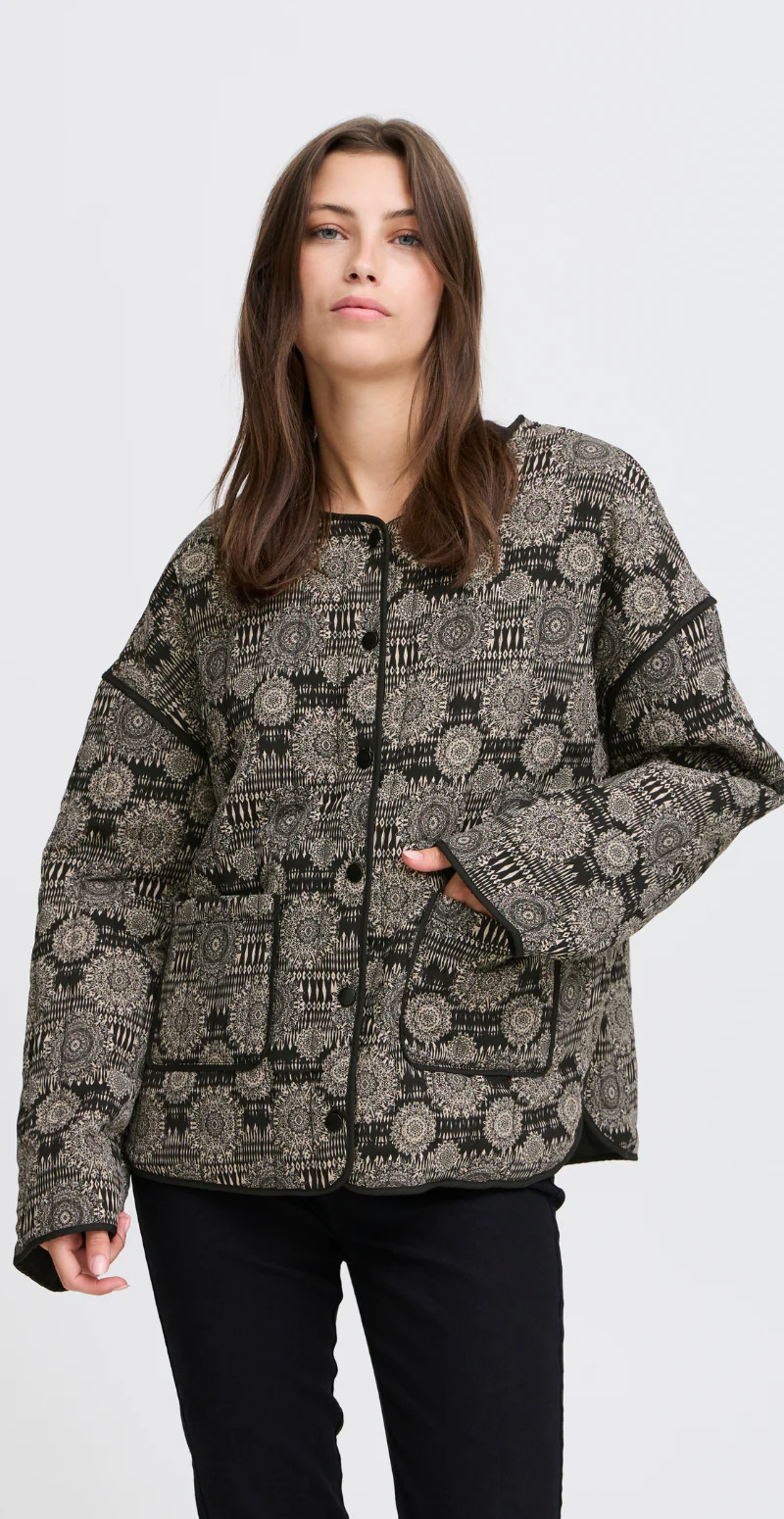 Delight jakke black mix - Image 4