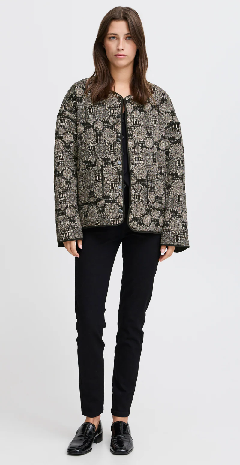 Delight jakke black mix - Image 5