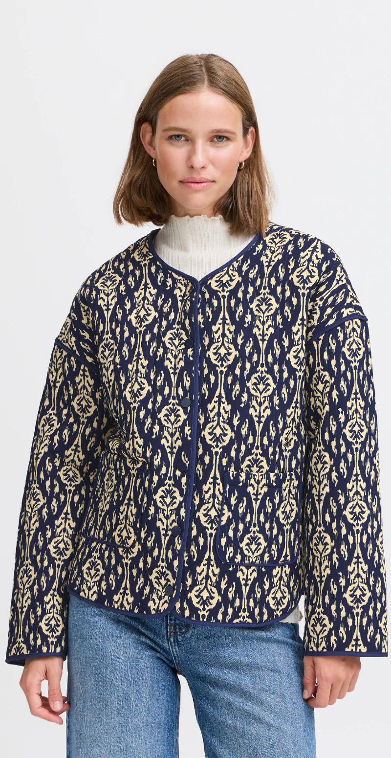 Delight jakke medieval blue mix - Image 4
