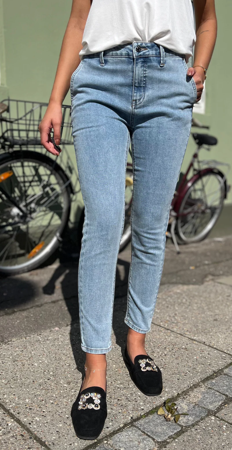 Jane denim buks lysblå FreeQuent - Image 3