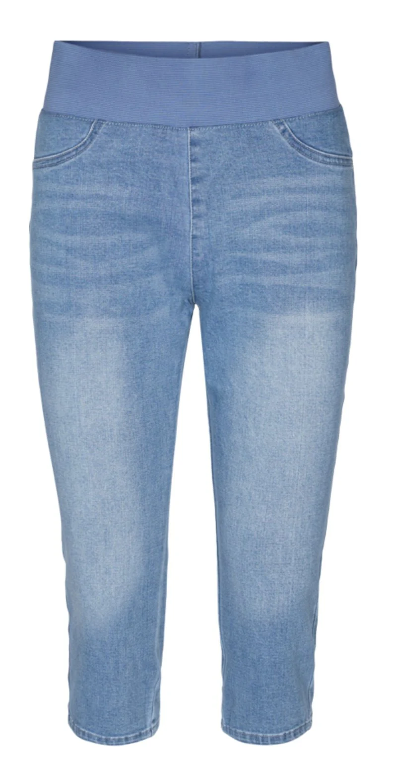 Denim shantal capri buks lysblå - Image 6