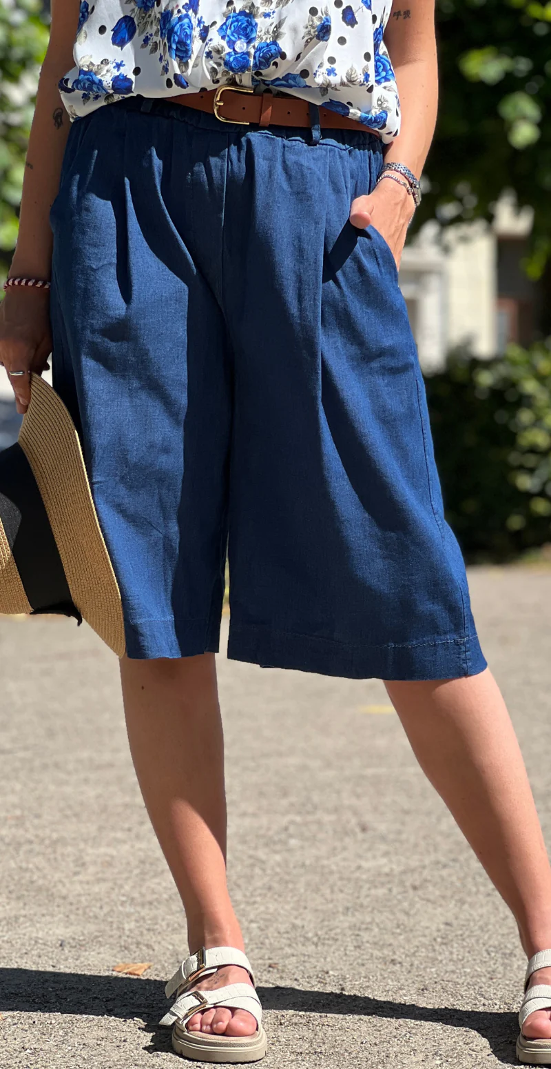 Forudbestil uge 28 Emma bermuda shorts og bælte jeans LikeLondon - Image 4