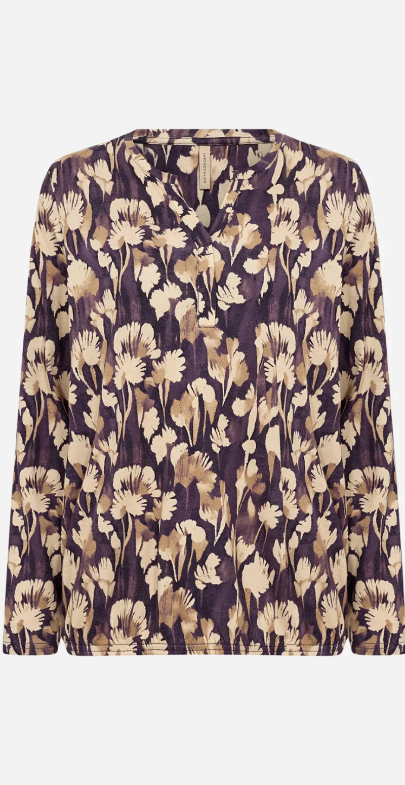 Felicity bluse lilla Soyaconcept - Image 2