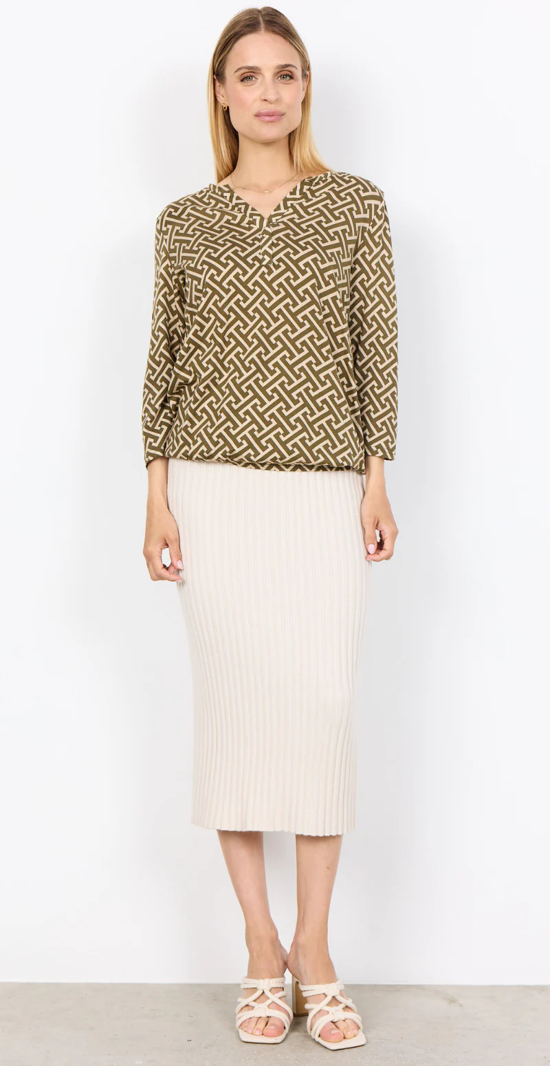 Felicity bluse mørkegrøn Soyaconcept - Image 4