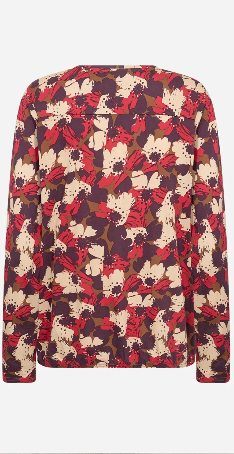 Felicity bluse rød Soyaconcept - Image 4