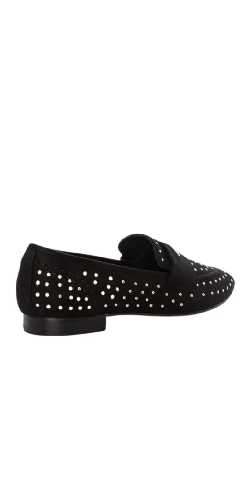 Ballerina-loafers med nitter sort - Image 4