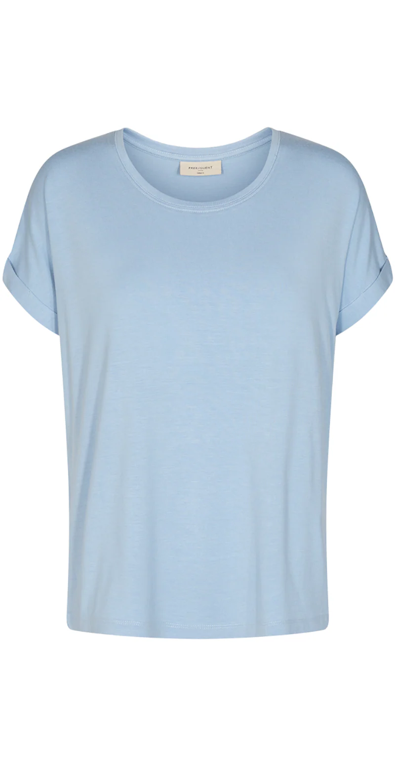 Joke bluse med opsmøg chambray blue