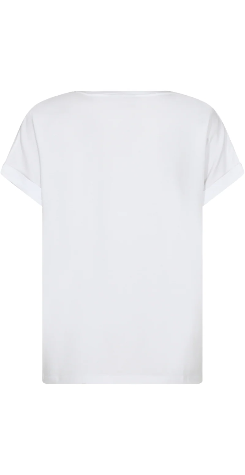 Joke bluse med opsmøg hvid - Image 7