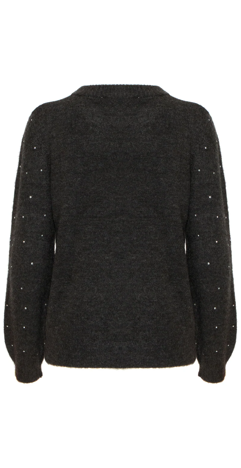 Kama pullover dark grey melange B.young - Image 2