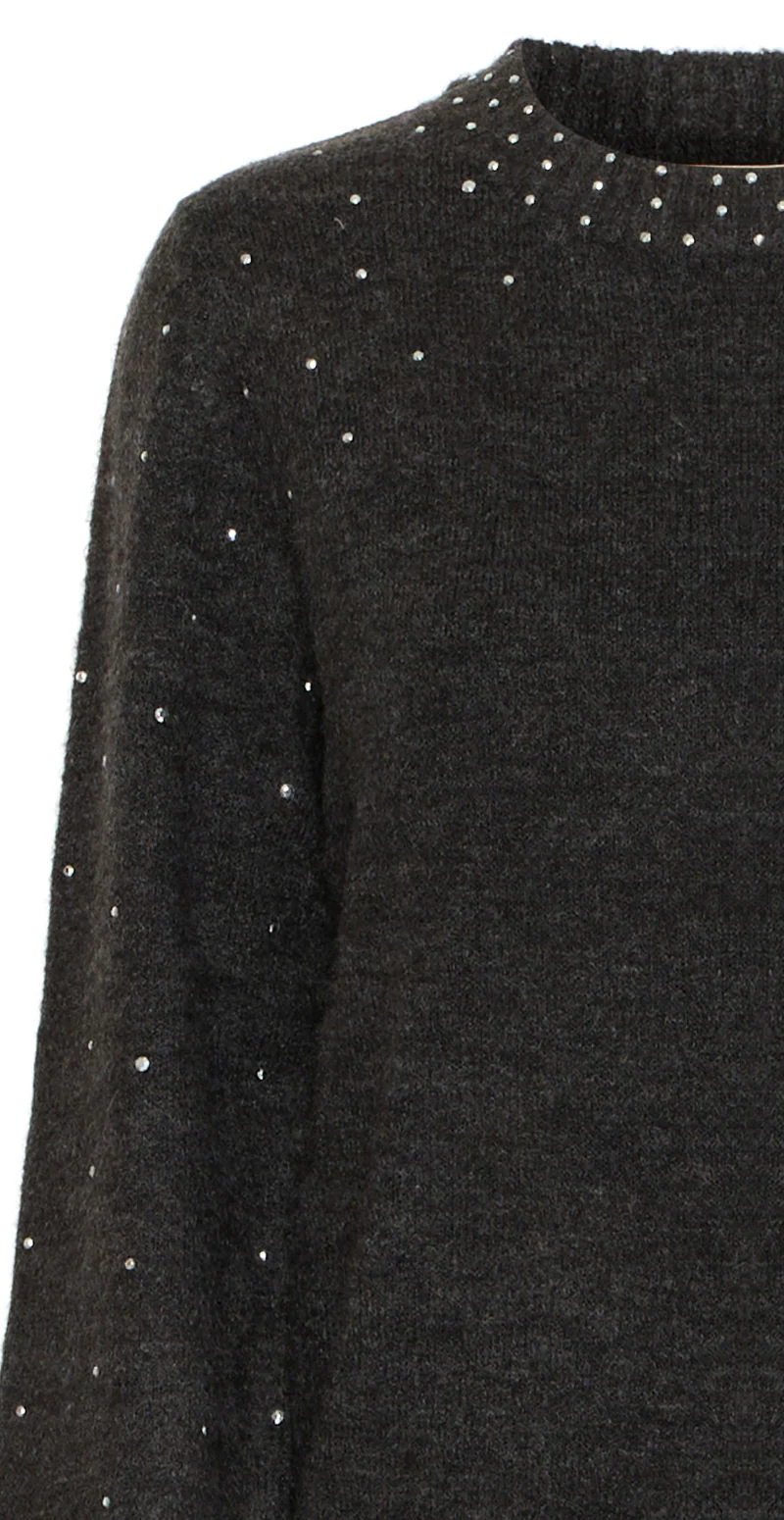 Kama pullover dark grey melange B.young - Image 4