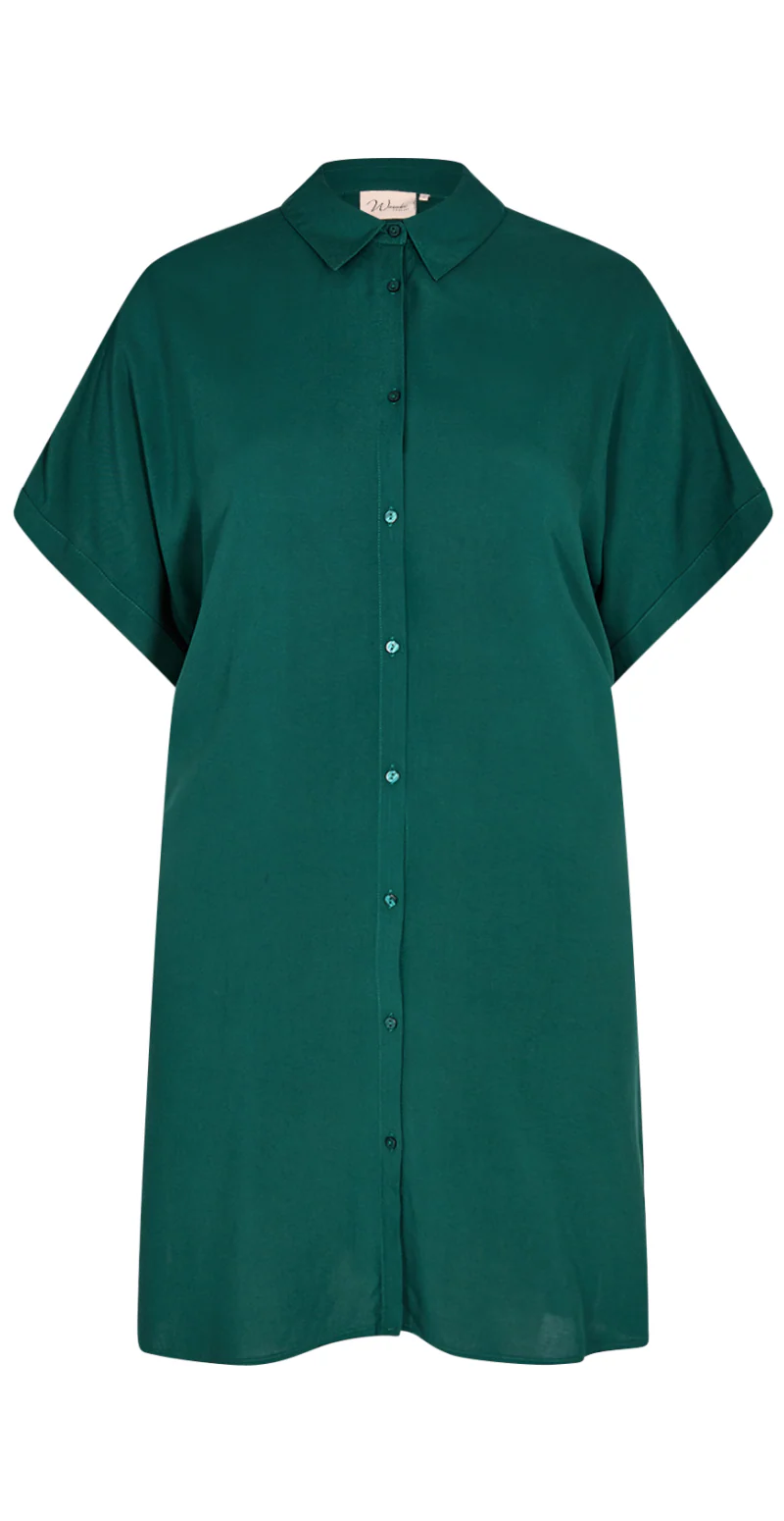 Klassisk skjorte shady green - Image 2