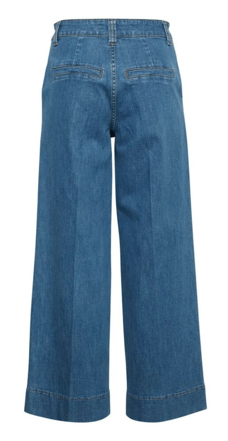 Komma cropped jeans light blue - Image 4