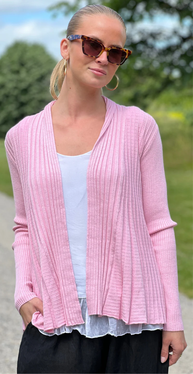 Kort claudisse cardigan lilac sachet melange Freequent