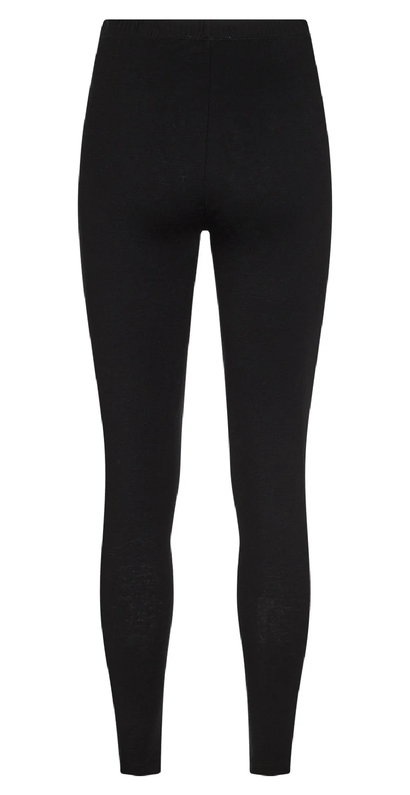 Leggings med uld sort - Image 3