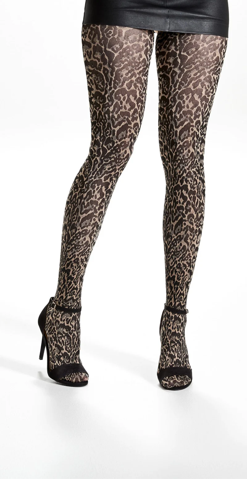 Leopard strømpebuks 70 denier - Image 3