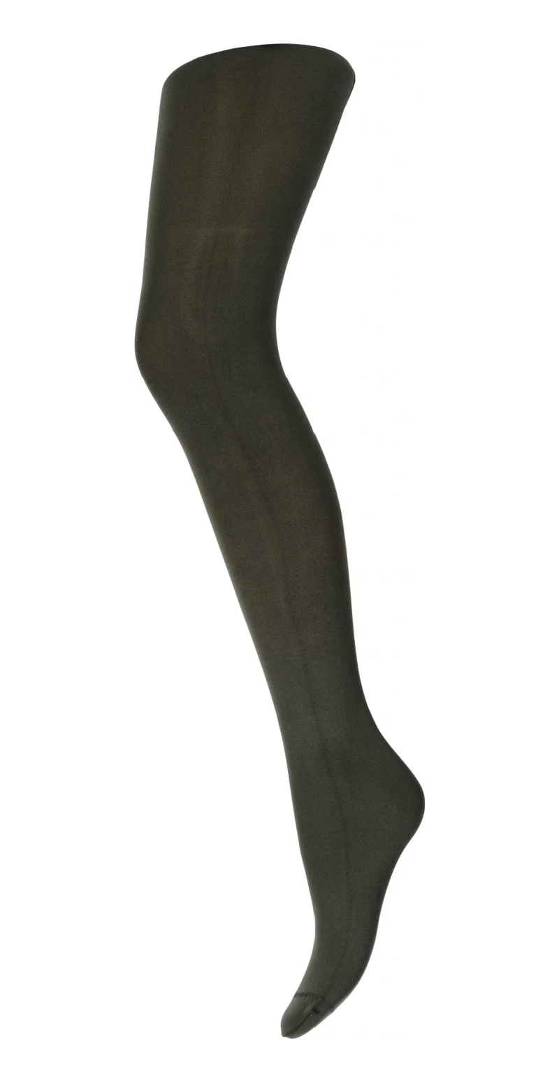 Strømpebukser i khaki 60 Denier - Image 4