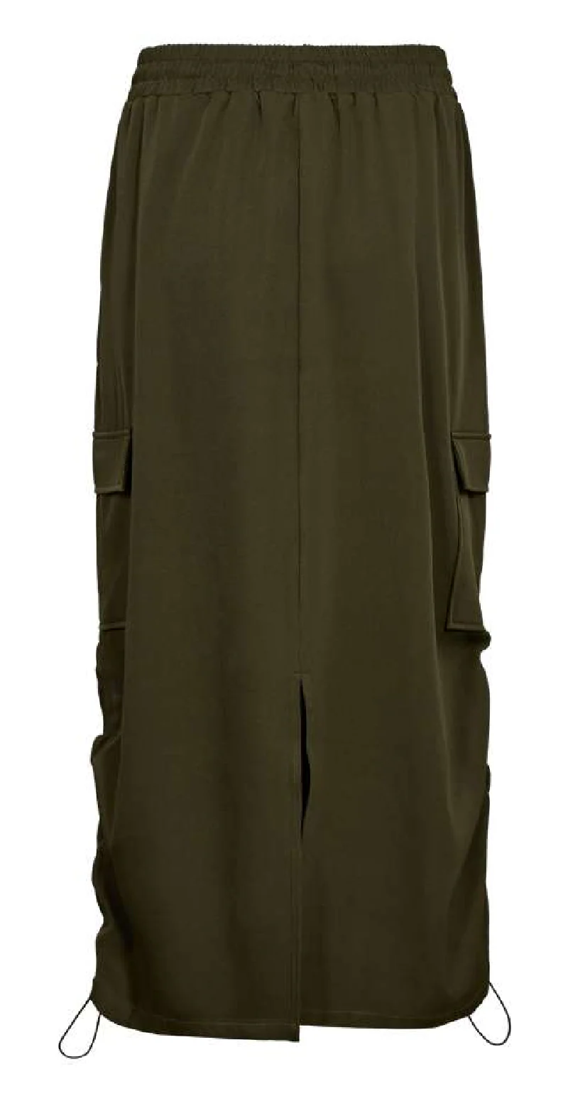 Lilea - cargo nederdel olive night - Image 2