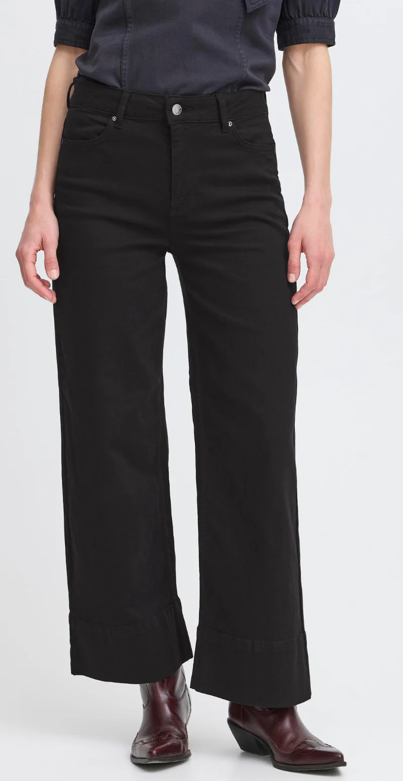 Lydia wide jeans black - Image 4
