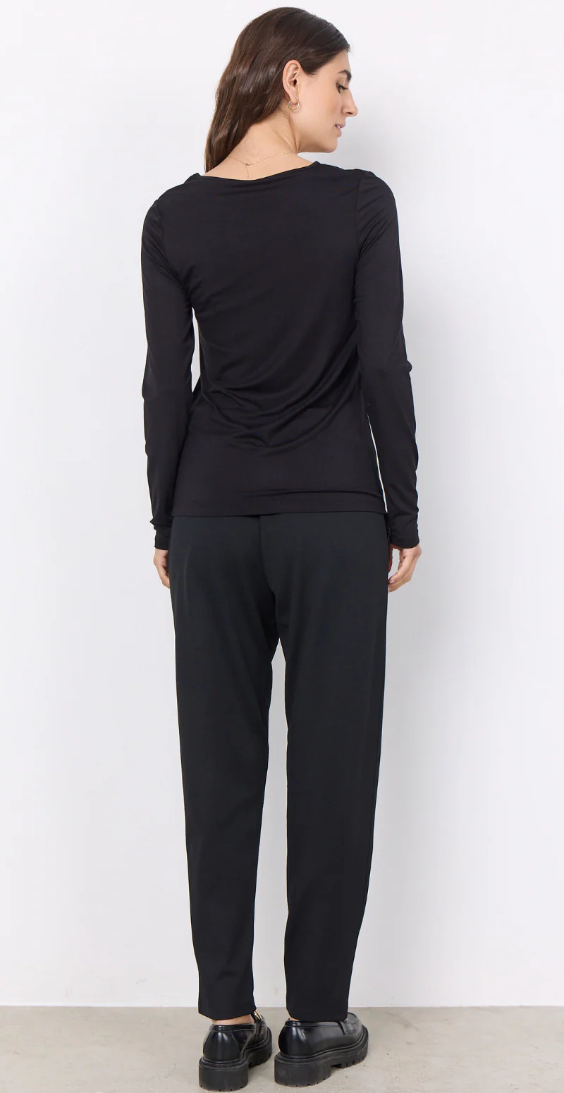 Marica langærmet bluse sort - Image 7