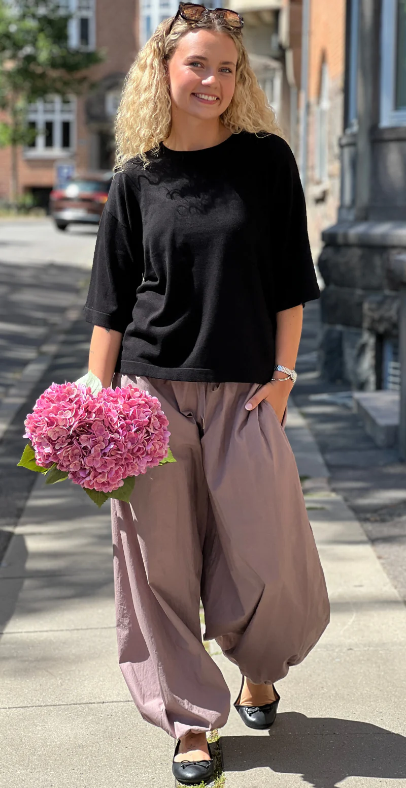 Marla ballonbukser med snøre og elastik i taljen avana LikeLondon - Image 6