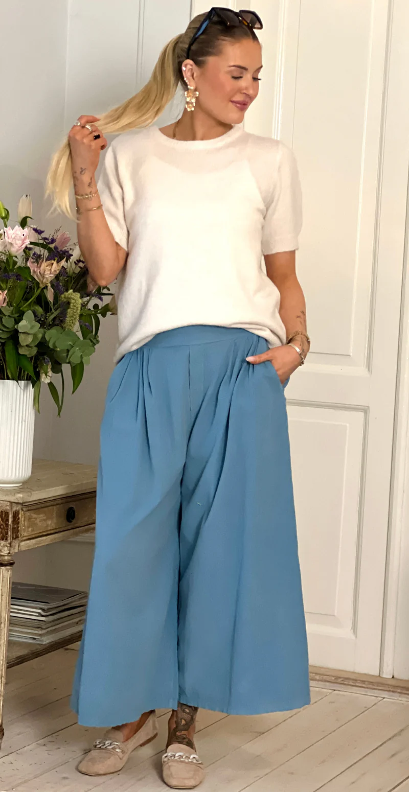 Marry fløjlsbukser med vidde light jeans LikeLondon - Image 5
