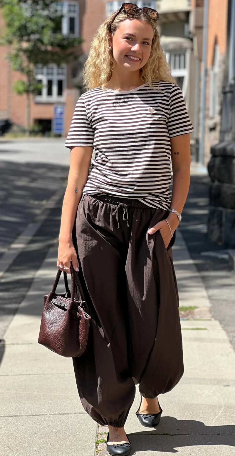 Mian bluse med striber moonbeam w. mole Freequent - Image 5