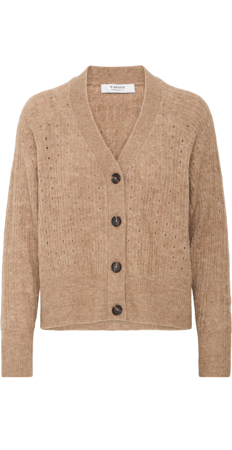 Monna cardigan walnut melange - Image 2