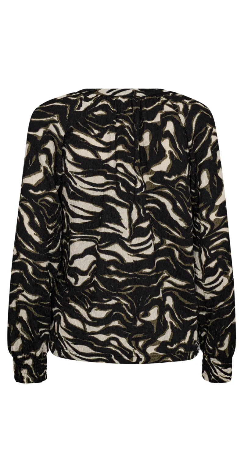 Nalia bluse med mønster deep depths w. moonbean - Image 4