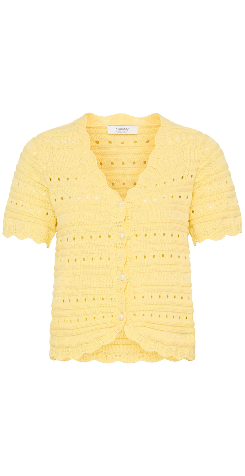 Naski strikket cardigan med bølgende kanter flan B.young - Image 5