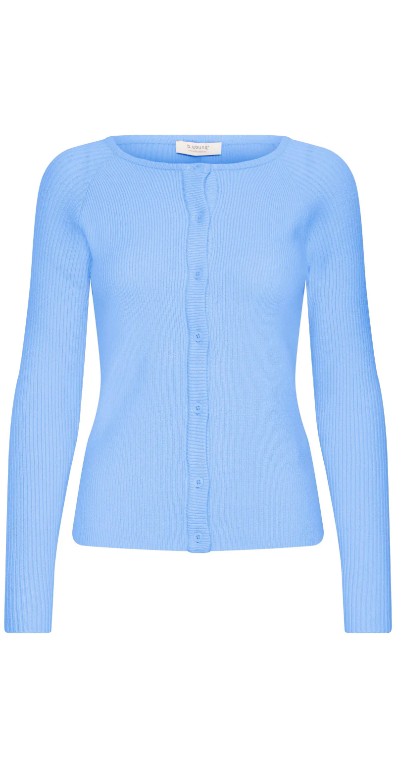 Norma rib cardigan della robbia blue B.young - Image 8