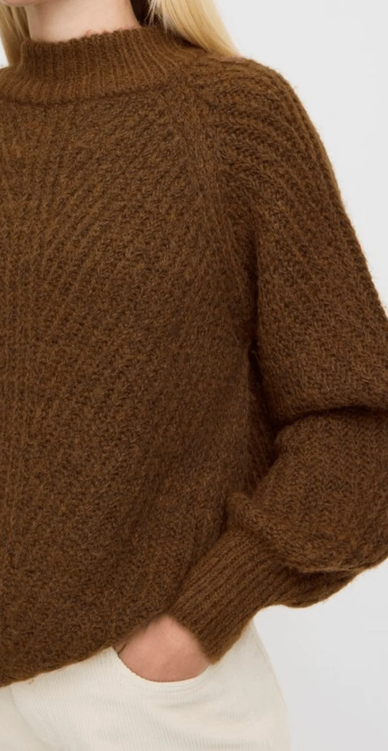 Oksana turtleneck brun - Image 7