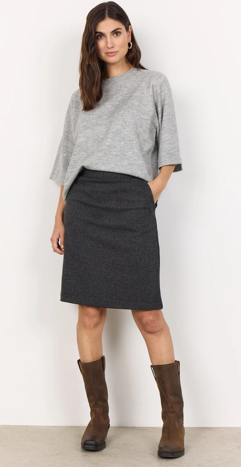 Orlean pullover grå Soyaconcept - Image 2