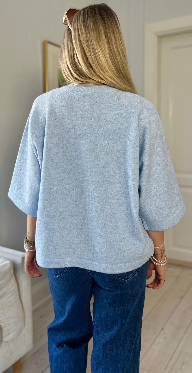 Orlean pullover lysblå LikeLondon - Image 6
