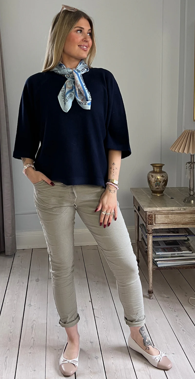 Orlean pullover navy LikeLondon - Image 2