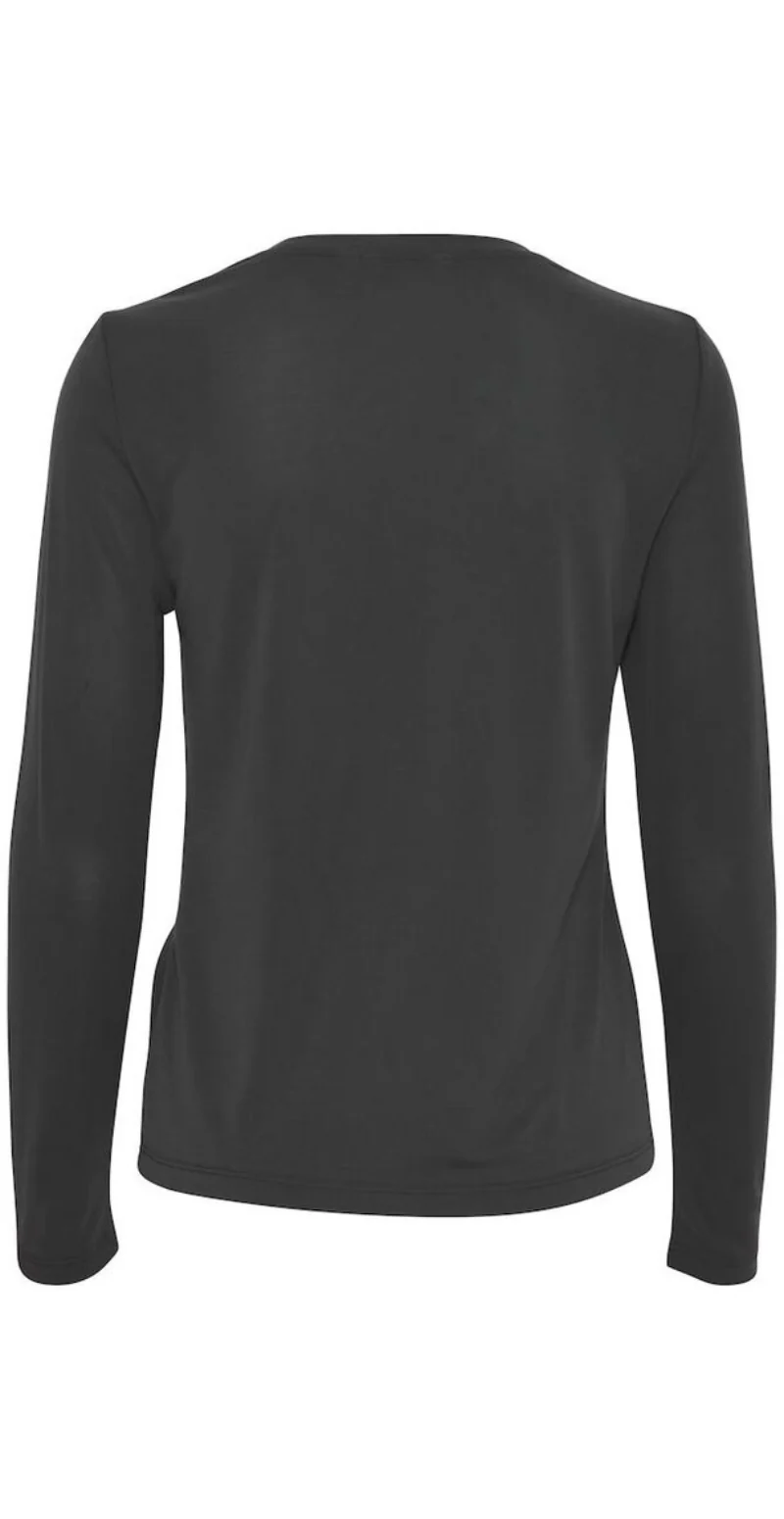 Perl bluse asphalt - Image 2